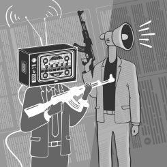 Orwell‘sche Sprachumdeutung der Militaristen auf Kosten der Sicherheit