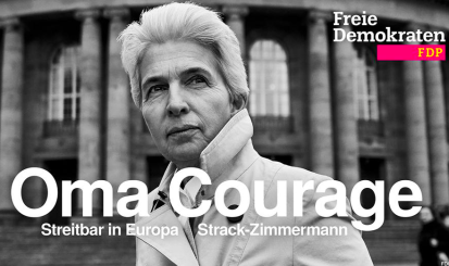 Das passt gut: Strack-Zimmermann als „Oma Courage“