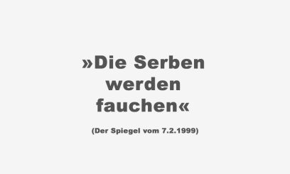 24. März 1999: Bombardierung Jugoslawiens