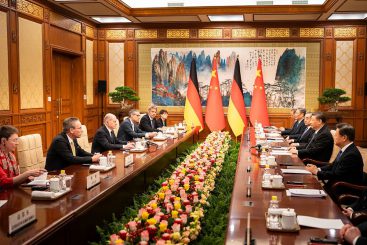 Olaf Scholz in China: Zumindest die Chinesen scheinen ihn zu schätzen