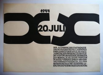 Zum Jahrestag ein starkes Plakat aus dem Jahre 1964 – von Anne Tumbusch