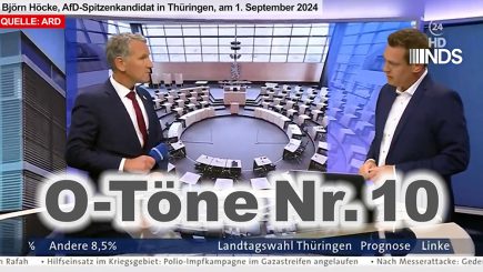 „Volkspartei Nummer eins in Thüringen“ – O-Töne zu den Landtagswahlen in Thüringen und Sachsen