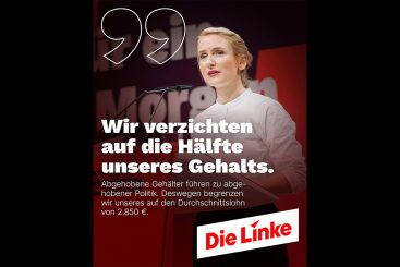 Linken-Chefs verzichten auf die Hälfte ihres Gehalts – und da sage wer, die Linkspartei verstünde nichts von Populismus