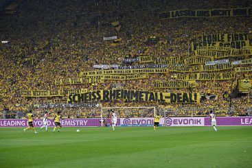 BVB-Fußballfans: Nein zum Sponsoring des Rüstungsgiganten – Doch was kümmert es die Vereinsbosse?