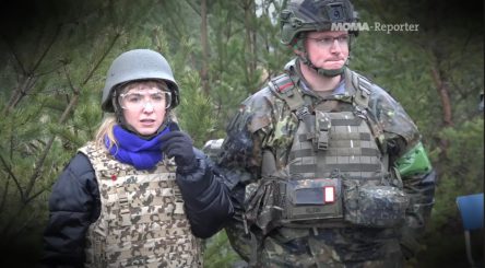 ARD-Morgenmagazin auf dem Truppenübungsplatz