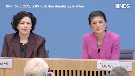 Plant BSW rechtliche Anfechtung der Wahl und wie sieht es mit Änderung des Parteinamens aus?