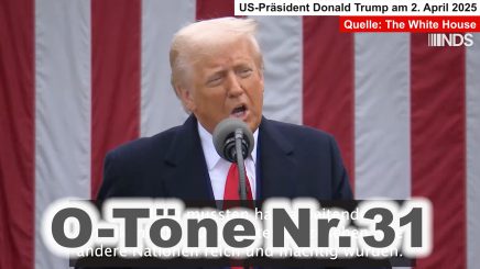 „Wer bei diesem Armdrücken der Kräftigere ist“ – O-Töne zu Reaktionen auf Trumps Zoll-Schlag