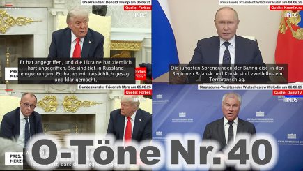 „Deutschlands Führungsspitze provoziert Konflikt“ – O-Töne zu Merz‘ USA-Besuch und neuer Eskalation zwischen Moskau und Kiew