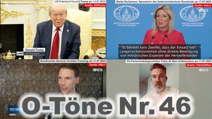 „Wir sind wieder die bekloppten Deutschen“ – O-Töne zu Trumps „Deal“ und fehlender Zahlungsbereitschaft der Europäer