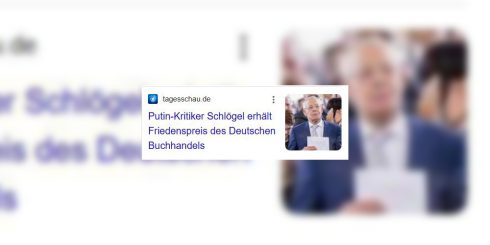 Wenn Deutschlands Buchhandel weiterhin seinen sogenannten „Friedenspreis“ an Kriegstreiber verleiht, dann sollten wir ihm den Rücken kehren