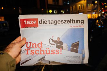 Angepasst und ausgedruckt! Die Taz will nicht länger im Papiermüll landen