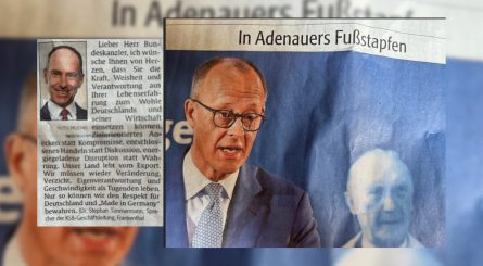 „Unser Land lebt vom Export”