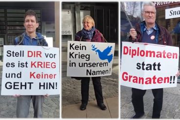 Man stelle sich vor: 11.000-fach gäbe es Samstagsdemos, Woche für Woche