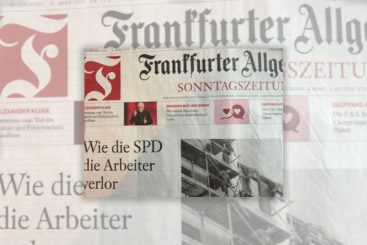 Wieviel Stuss die Frankfurter schon auf ihrer ersten Seite verbreiten kann