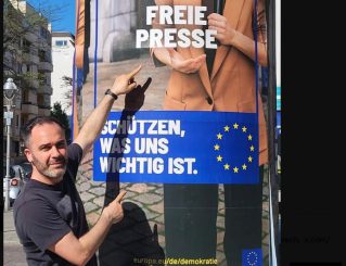 Witz der Woche: EU provoziert mit Plakaten zur Meinungsfreiheit