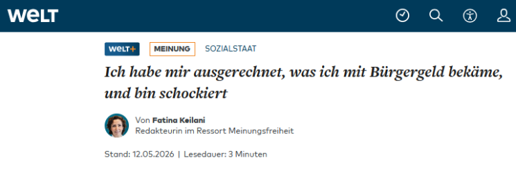 Eine Weltredakteurin und die Neidhammel-Debatte: Warum schauen Sie nicht auf ihren eigenen Teller?