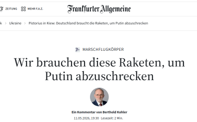Die „Fähigkeitslücke“ muss nicht bei der Bundeswehr, sondern in den Köpfen der Journalisten geschlossen werden