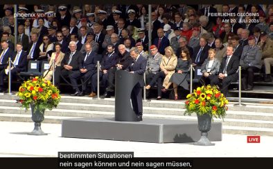 Rede zum Gelöbnis der Bundeswehr: „… wird es ihre Pflicht sein, den Befehl zu verweigern“