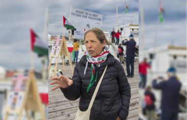 “Wir kommen frei nach wenigen Tage aber Palästinenser wissen… das ist ihre Existenz”