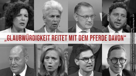 „Glaubwürdigkeit reitet mit dem Pferde davon“