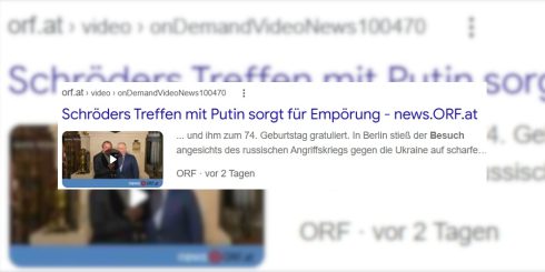 Wir müssten den Putin-Freund Schröder erfinden, wenn wir ihn nicht schon hätten