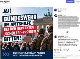 Mit der Bundeswehr gegen Schülerproteste: CDU-Nachwuchs auf den Abwegen der Demokratie